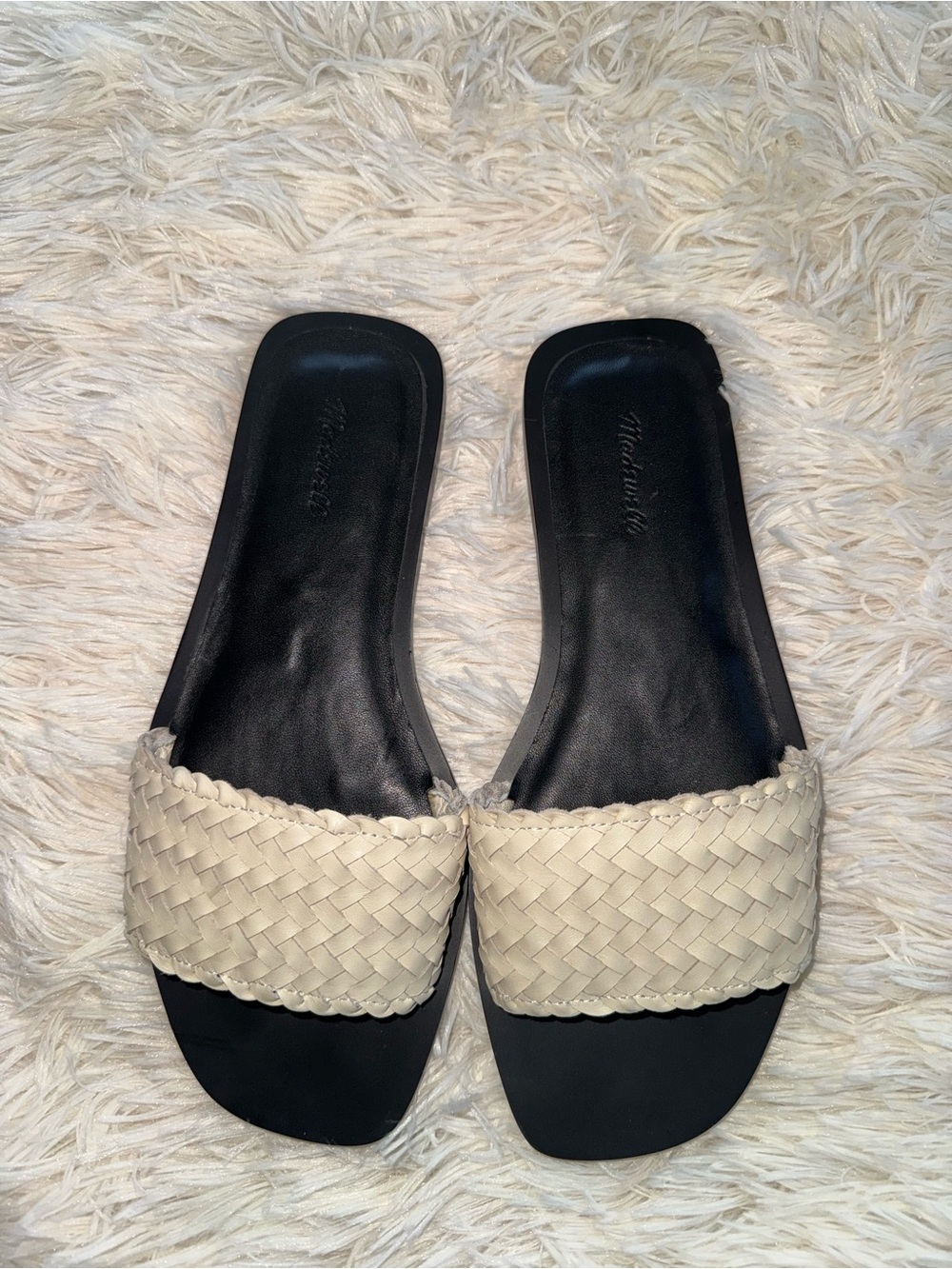 Madewell Cora Woven Slide Sandals